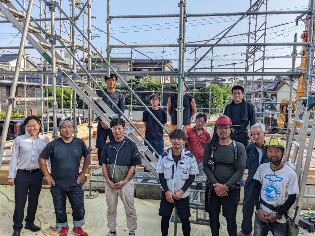 諫早市Ｔ様邸　上棟！