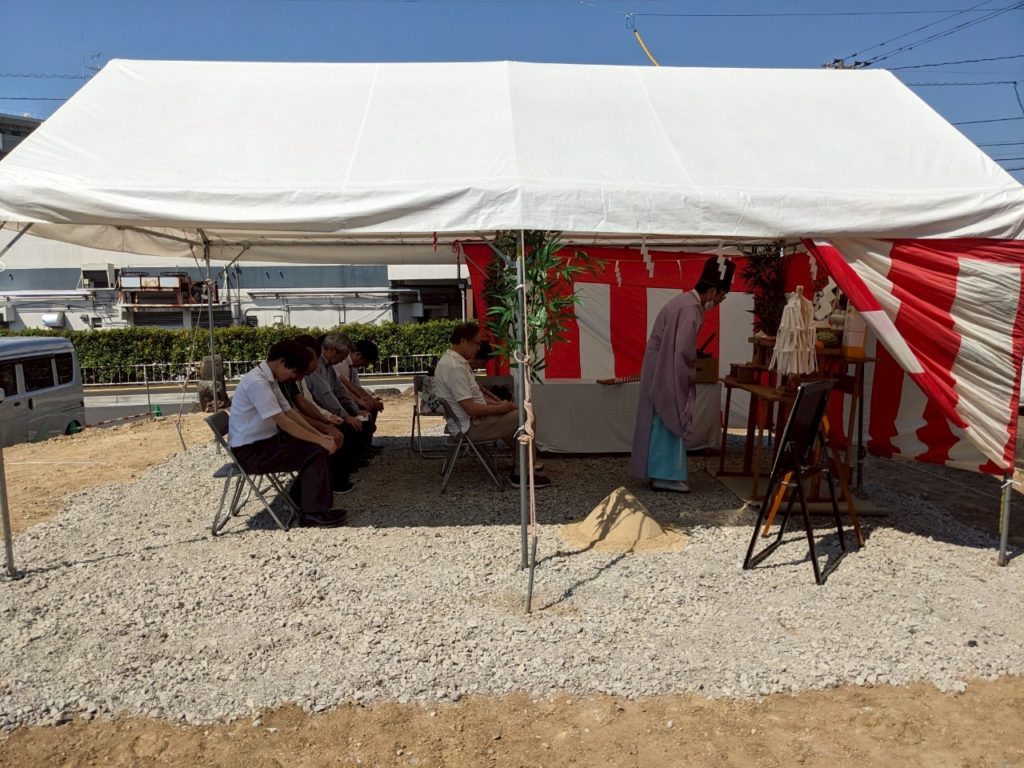 諫早市永昌町・山川町で地鎮祭を行いました！