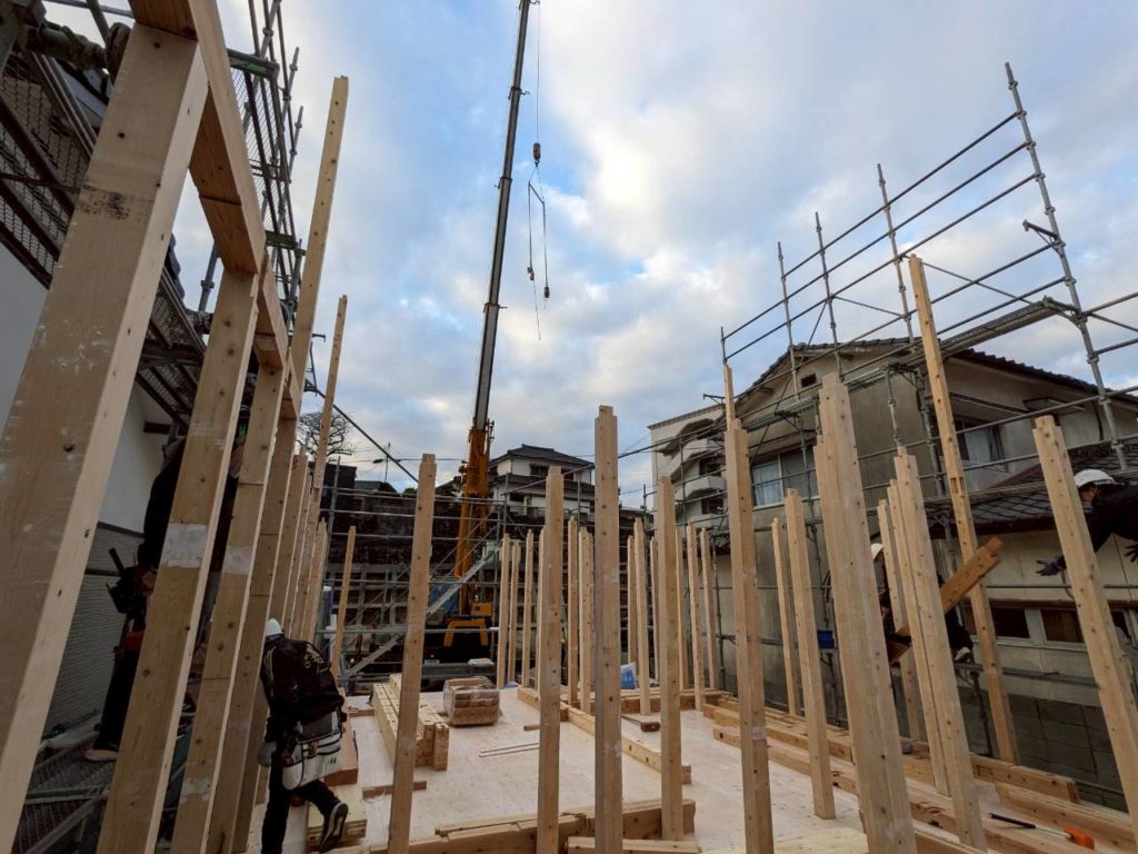 大村市で2棟上棟しました！