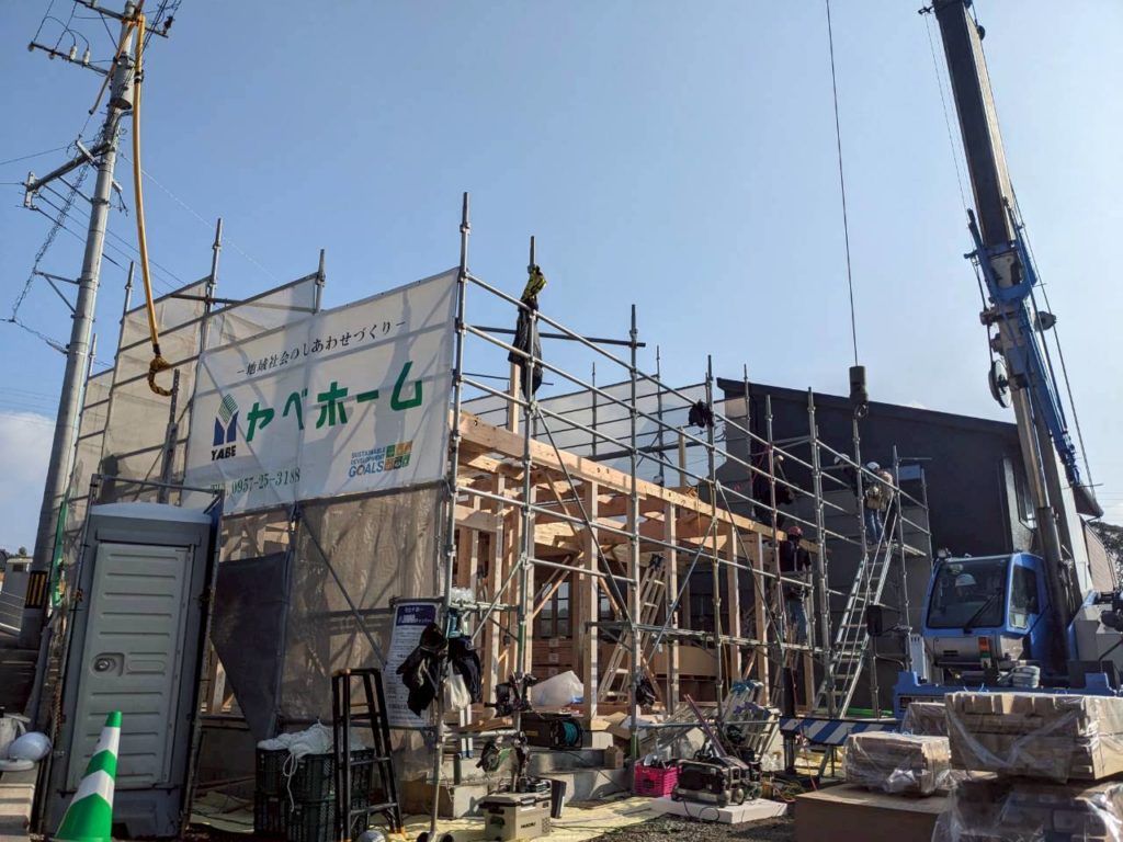 大村市で上棟しました！