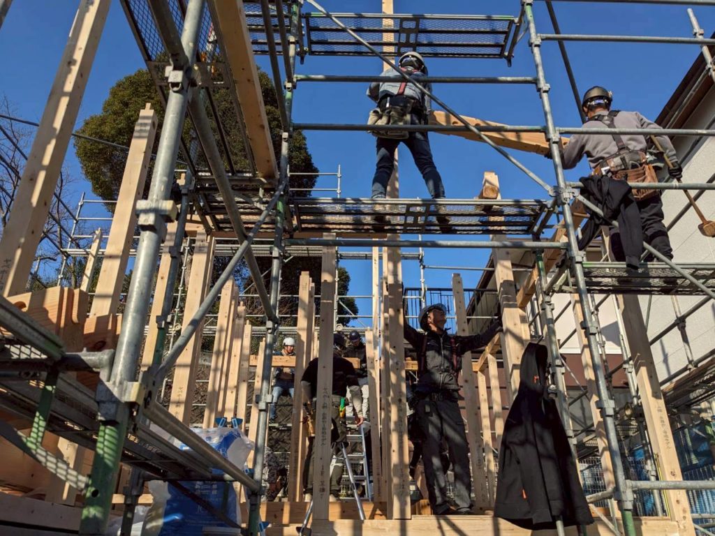 建て方　諫早　モデルハウス